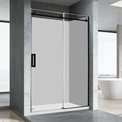 1170*870*1950mm 3 Sides Black Frameless Sliding Door Rectangle Shower Box 1170*870*1950mm 3 Sides Black Frameless Sliding Door Rectangle Shower Box